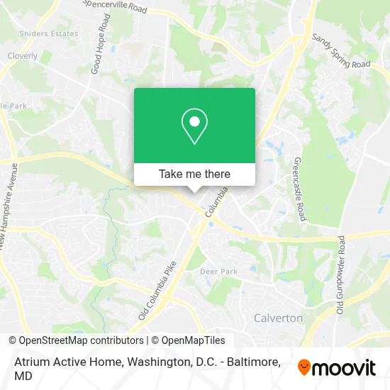 Atrium Active Home map