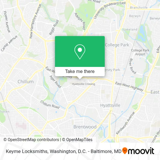 Keyme Locksmiths map