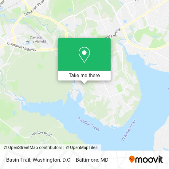 Basin Trail map