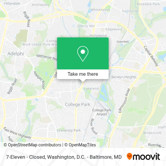 7-Eleven - Closed map