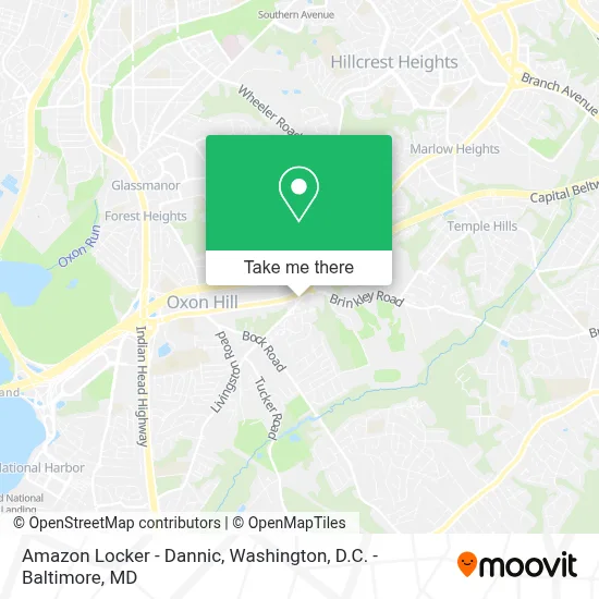 Amazon Locker - Dannic map