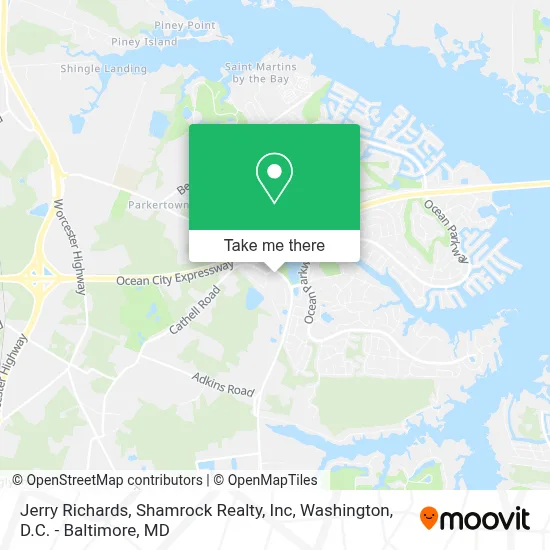 Jerry Richards, Shamrock Realty, Inc map