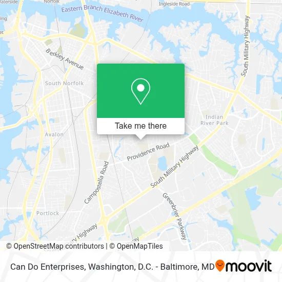 Can Do Enterprises map