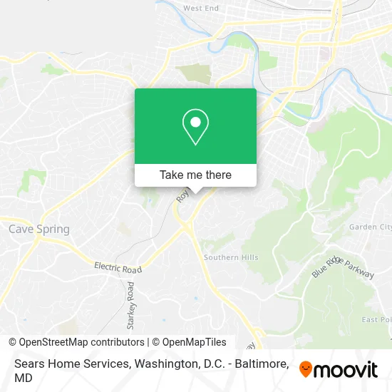 Sears Home Services map