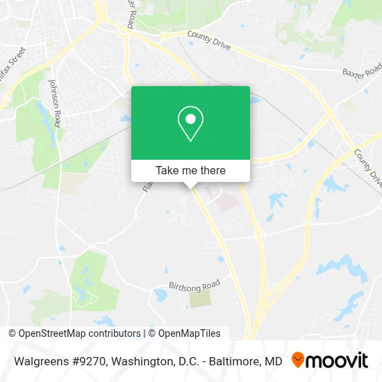 Walgreens #9270 map