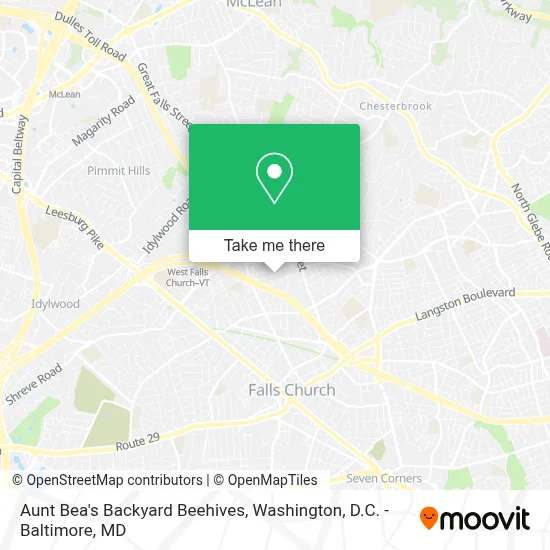 Aunt Bea's Backyard Beehives map