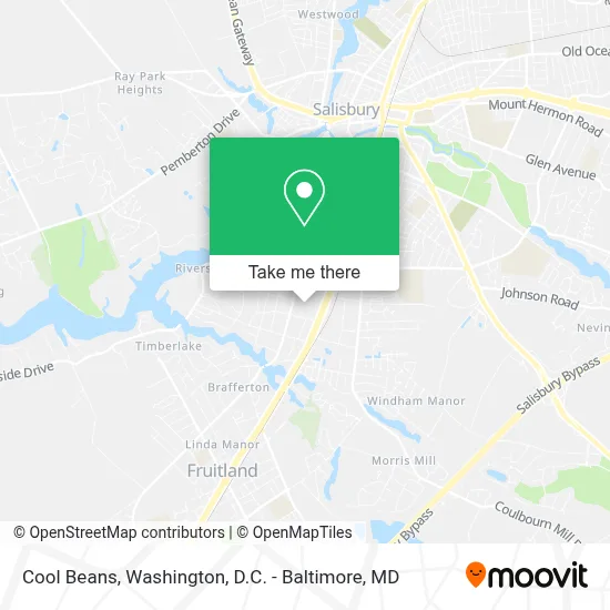 Cool Beans map