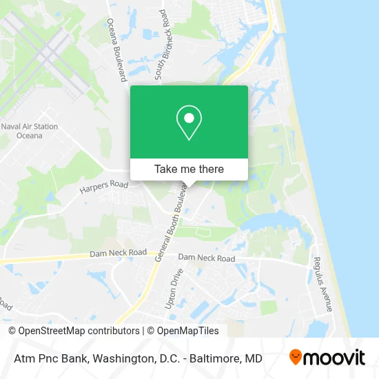 Atm Pnc Bank map