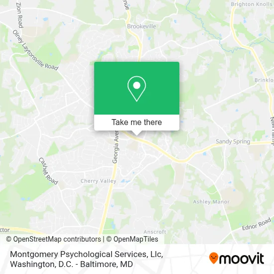 Montgomery Psychological Services, Llc map