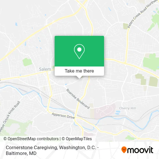 Cornerstone Caregiving map