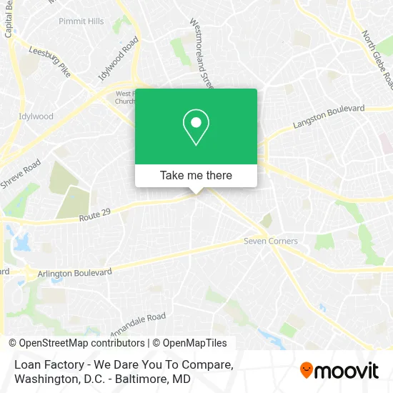 Loan Factory - We Dare You To Compare map