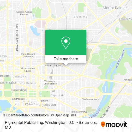 Pigmental Publishing map