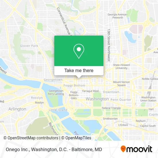 Onego Inc. map