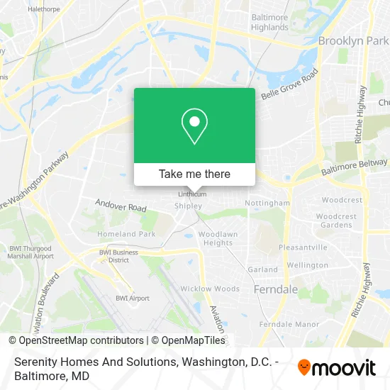 Serenity Homes And Solutions map