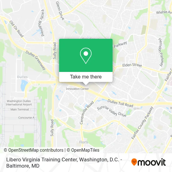 Libero Virginia Training Center map