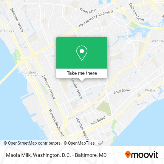 Maola Milk map