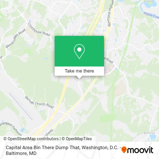 Capital Area Bin There Dump That map