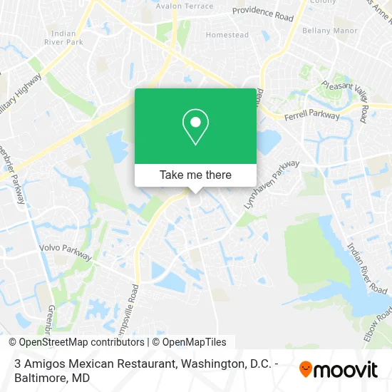 3 Amigos Mexican Restaurant map