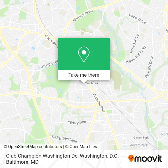 Club Champion Washington Dc map