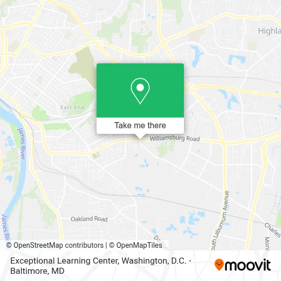 Exceptional Learning Center map