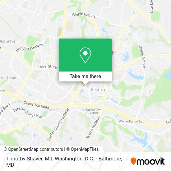Timothy Shaver, Md map