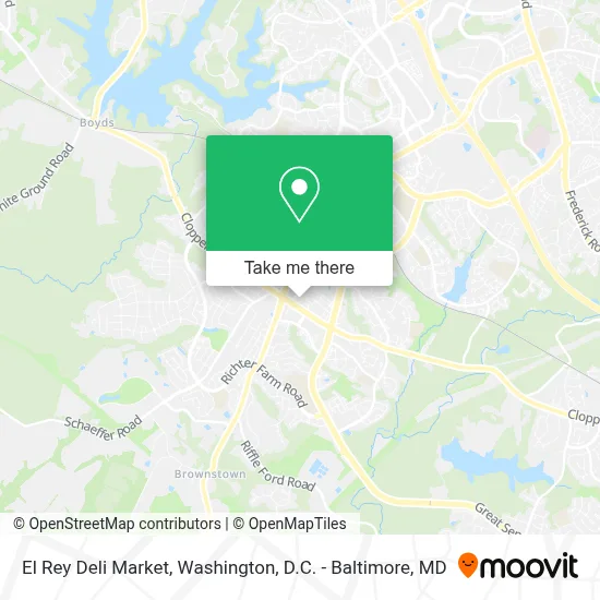 El Rey Deli Market map