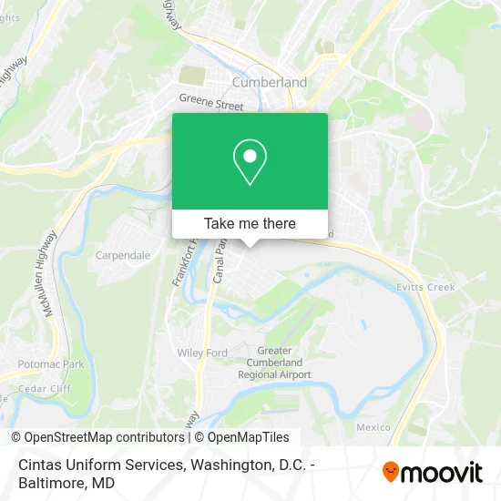 Cintas Uniform Services map