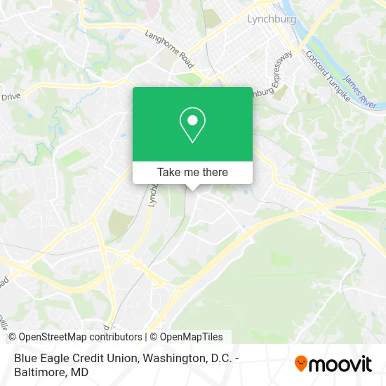 Blue Eagle Credit Union map