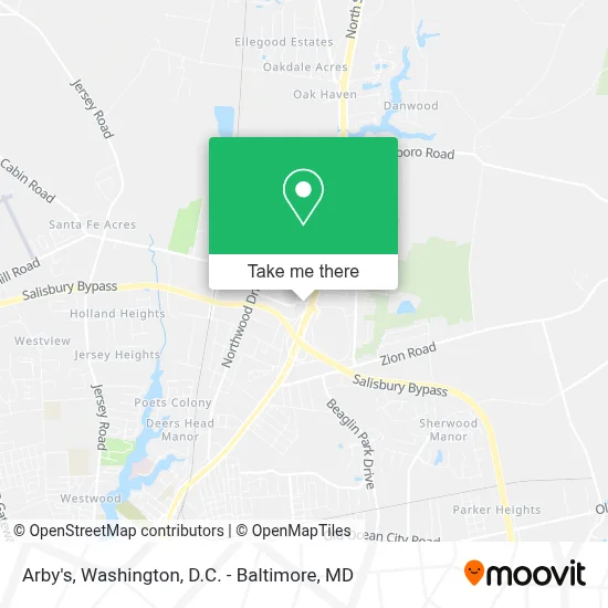 Arby's map