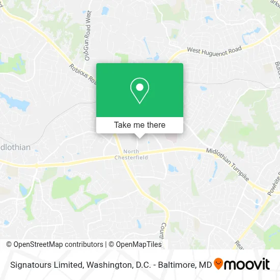 Signatours Limited map