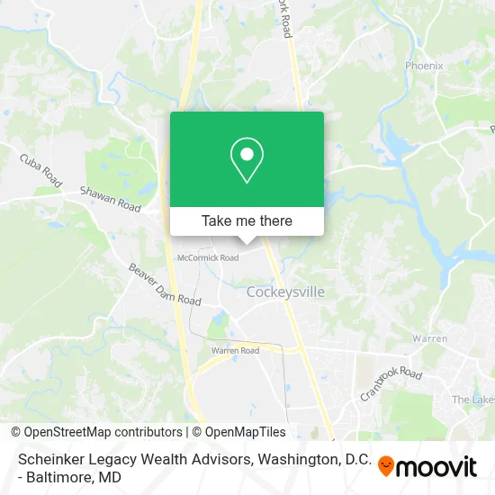 Scheinker Legacy Wealth Advisors map