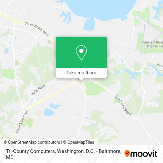 Tri-County Computers map