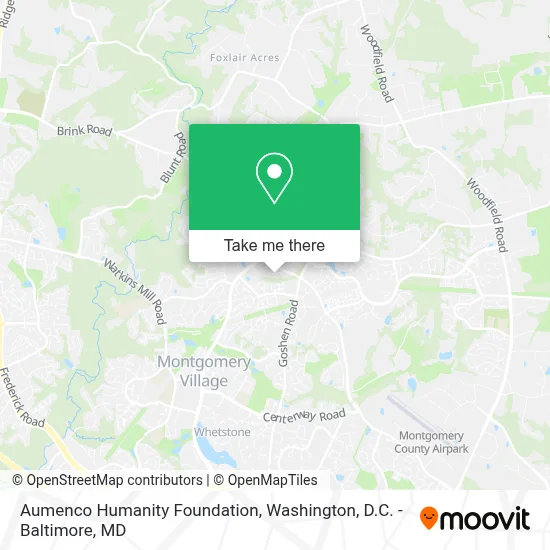 Aumenco Humanity Foundation map