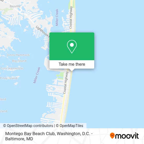 Montego Bay Beach Club map