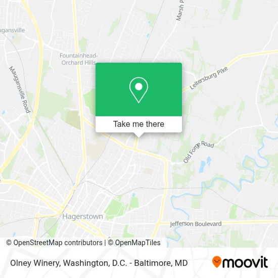 Olney Winery map