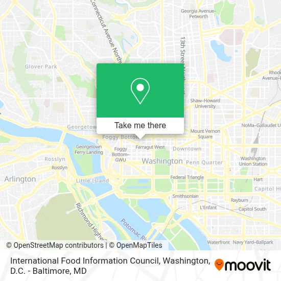 International Food Information Council map
