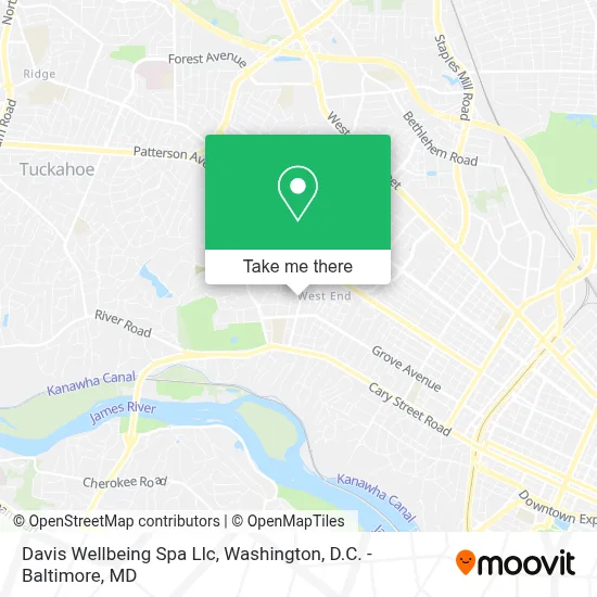Davis Wellbeing Spa Llc map
