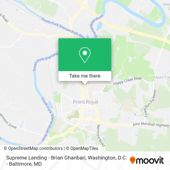 Supreme Lending - Brian Ghanbari map