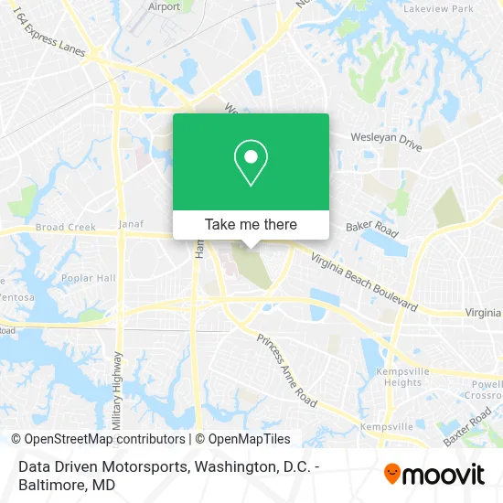 Data Driven Motorsports map