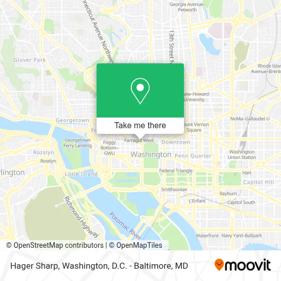Hager Sharp map