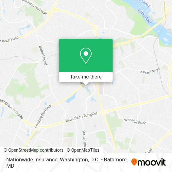 Nationwide Insurance map