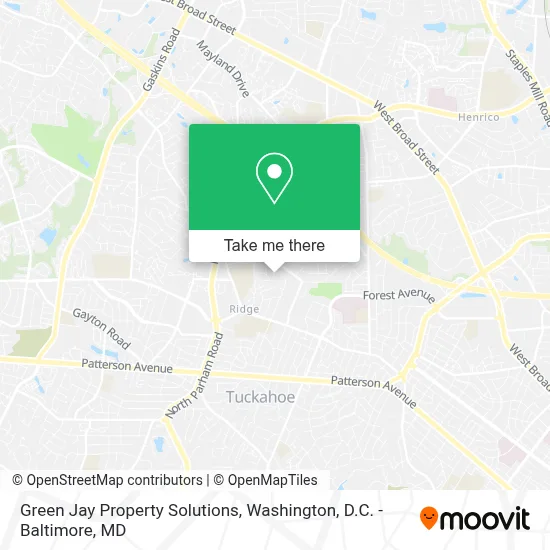Green Jay Property Solutions map
