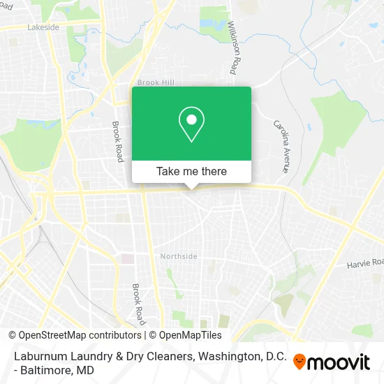 Laburnum Laundry & Dry Cleaners map