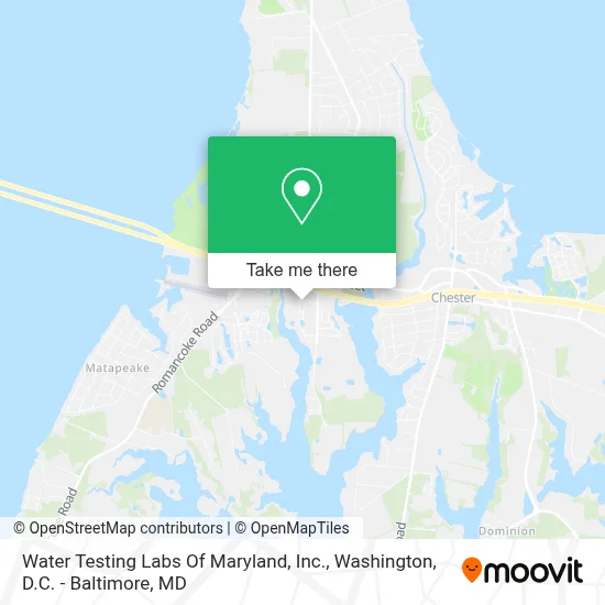 Water Testing Labs Of Maryland, Inc. map