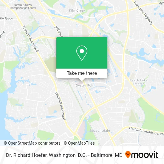 Dr. Richard Hoefer map