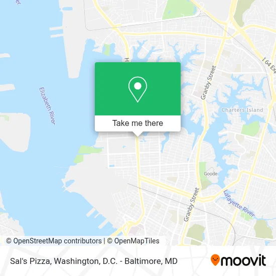 Sal's Pizza map
