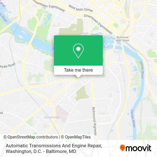 Automatic Transmissions And Engine Repair map