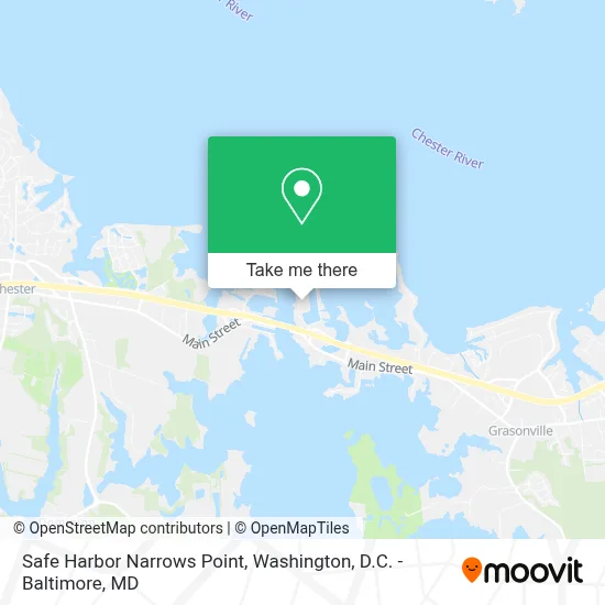 Safe Harbor Narrows Point map