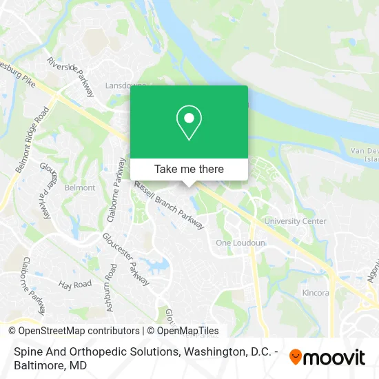 Spine And Orthopedic Solutions map