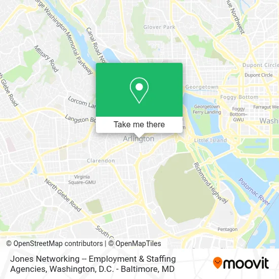 Jones Networking -- Employment & Staffing Agencies map